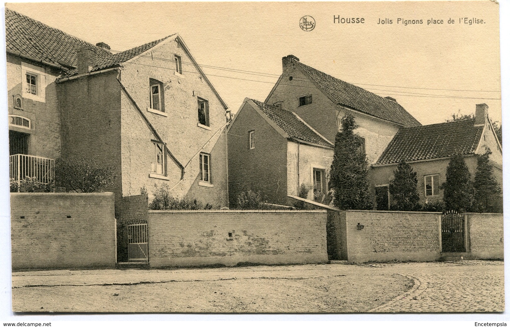 CPA - Carte Postale - Belgique - Housse - Jolis Pignons Place De L'Eglise ( SVM11788) - Blégny