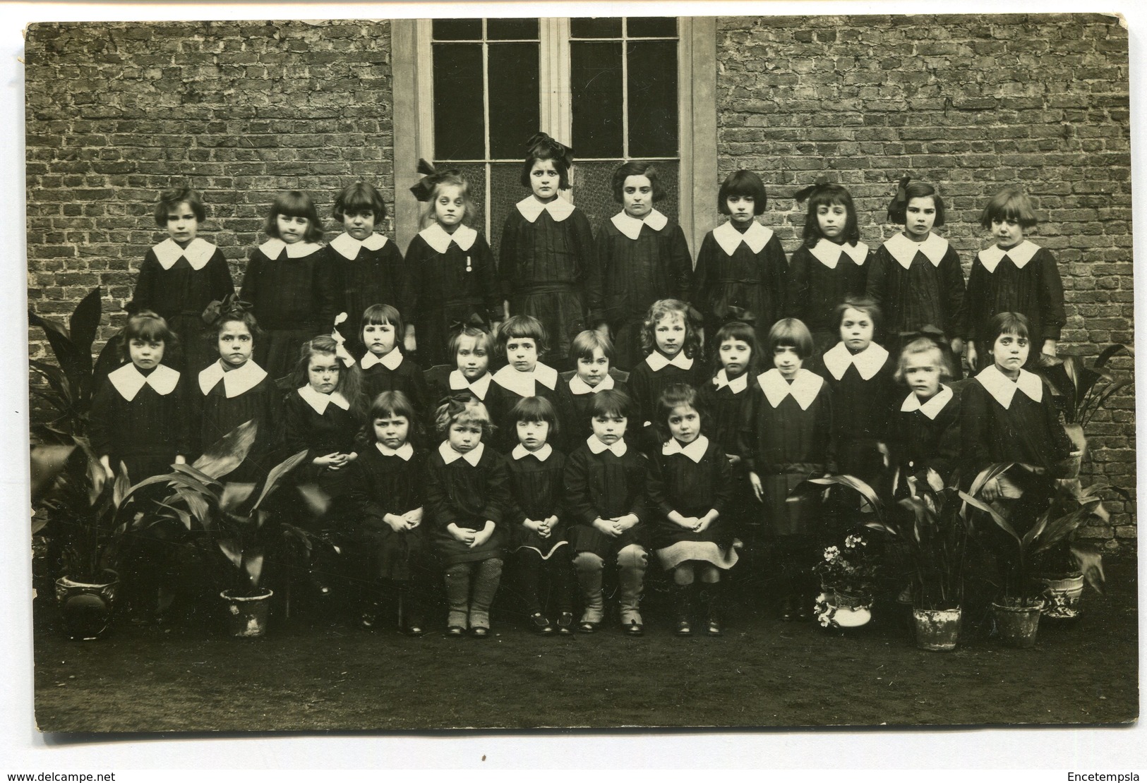 CPA - Carte Postale - Belgique - Photo Scolaire De Jeunes Filles - Ecole De Berchem Rue De L'Eglise - 1924 ( SVM11790) - Berchem-Ste-Agathe - St-Agatha-Berchem