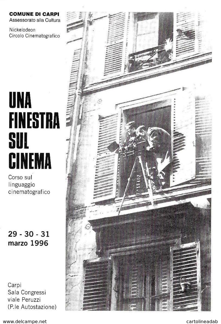 [MD4563] CPM - CINEMA - UNA FINESTRA SUL CINEMA - COMUNE DI CARPI - PERFETTA - NV - Altri & Non Classificati