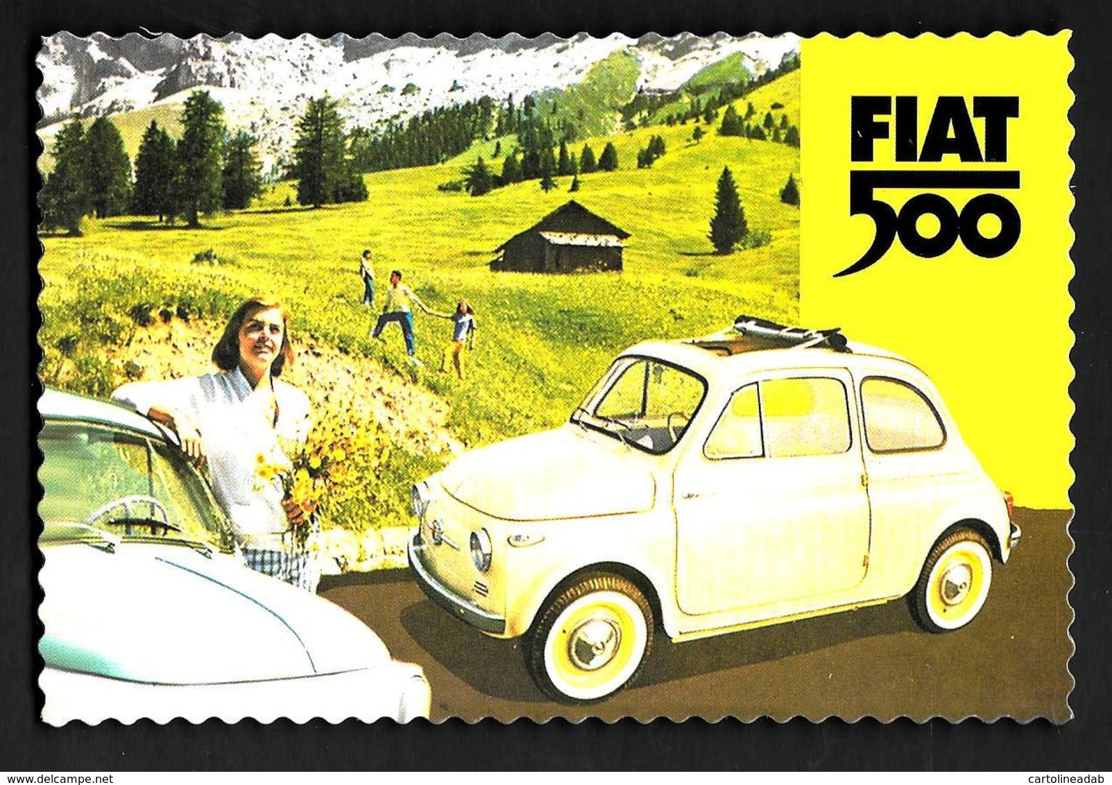 [MD4565] CPM - SERIE DI 6 CARTOLINE - FIAT AUTO SPA - PERFETTE - NV - Turismo