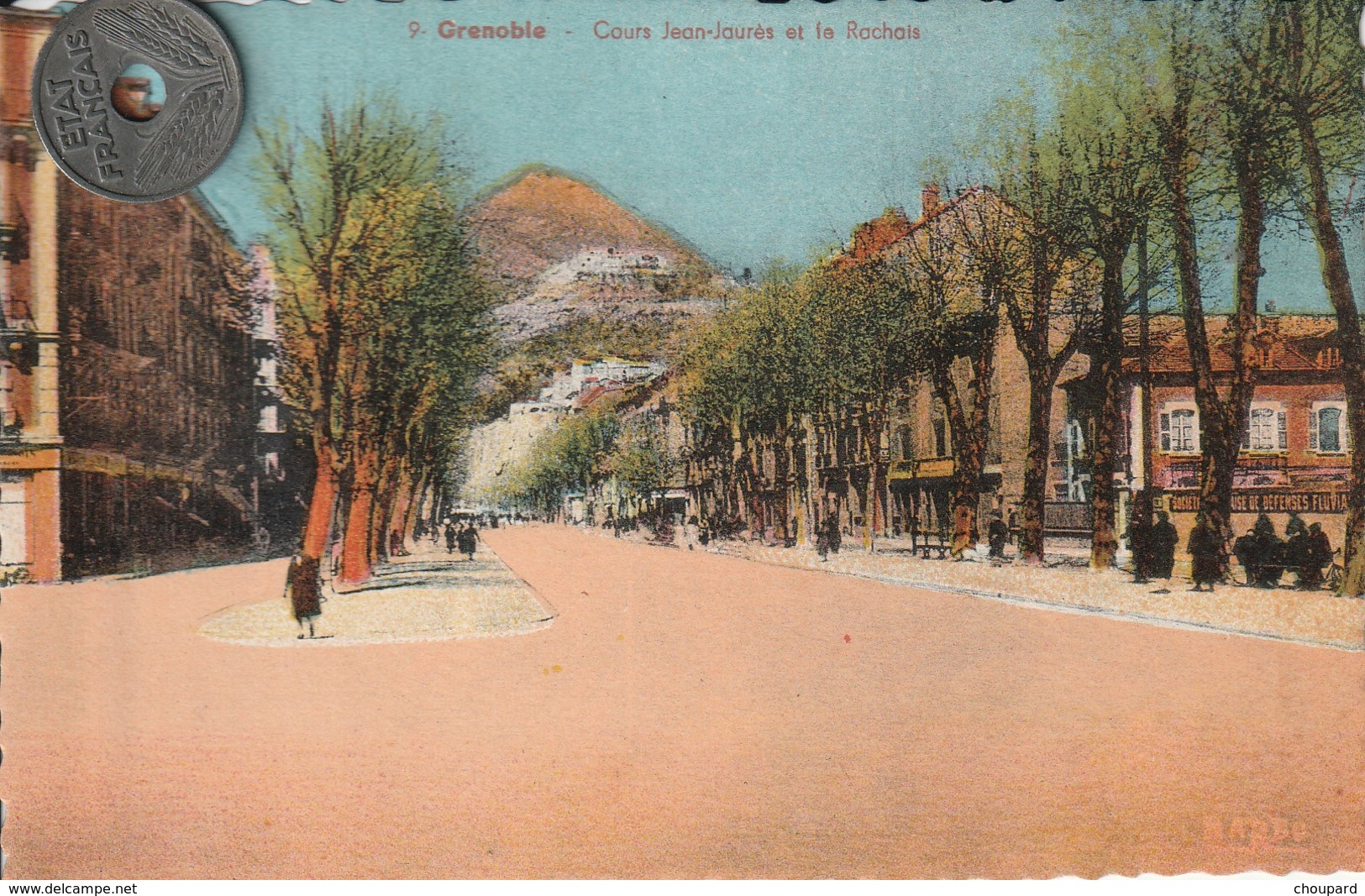 38 - Carte Postale Ancienne De  GRENOBLE  Cours Jean Jaurès - Grenoble