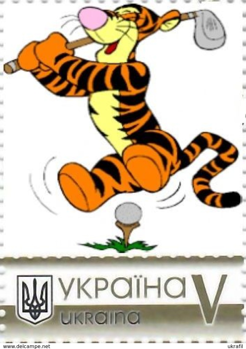 Ukraine 2019, Sport, Golf, Disney Cartoon Player, 1v - Oekraïne