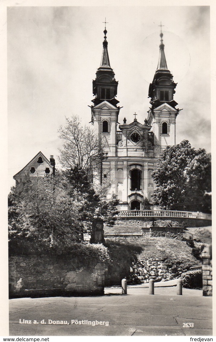 FOTO KAART / Linz A.d. Donau, Postlingberg / 1954 - Linz Pöstlingberg