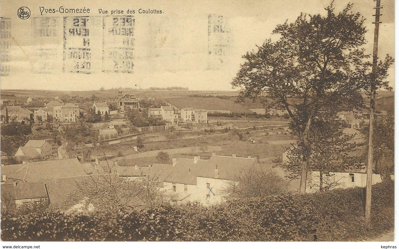 YVES-GOMEZEE : Vue Prises Des Coulottes - RARE VARIANTE - Cachet De La Poste 1932 - Walcourt