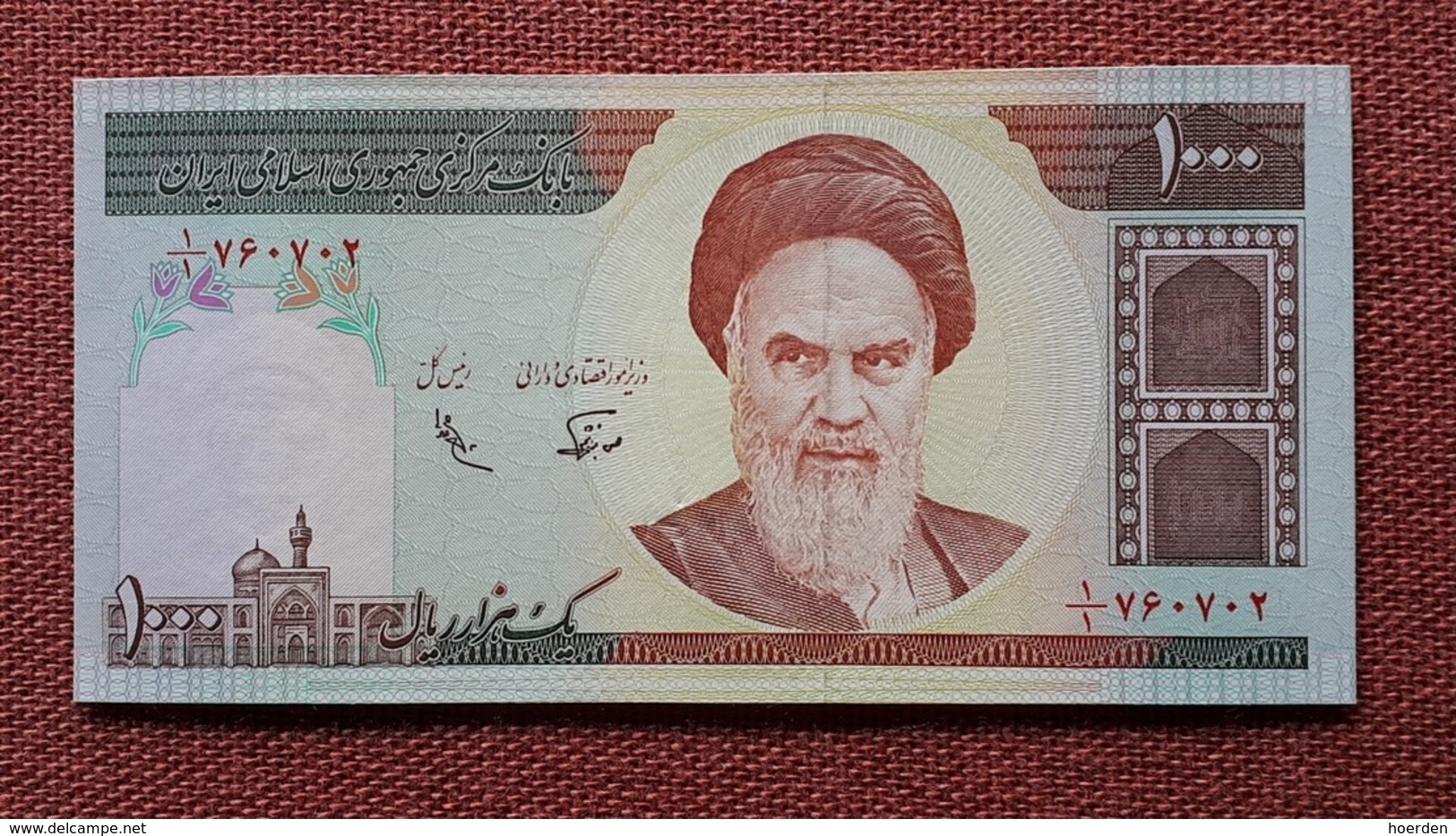 IRAN 1000 Rials P. 143a  Sign. 25! - Unc. - Iran