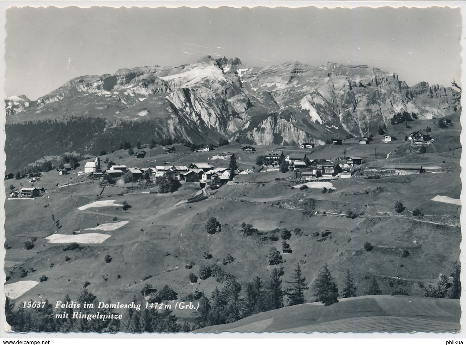 Feldis Im Domleschg - Foto/Verlag Rud Suter Oberrieden ZH - Gelaufen Feldis Nach Arlesheim - Domleschg