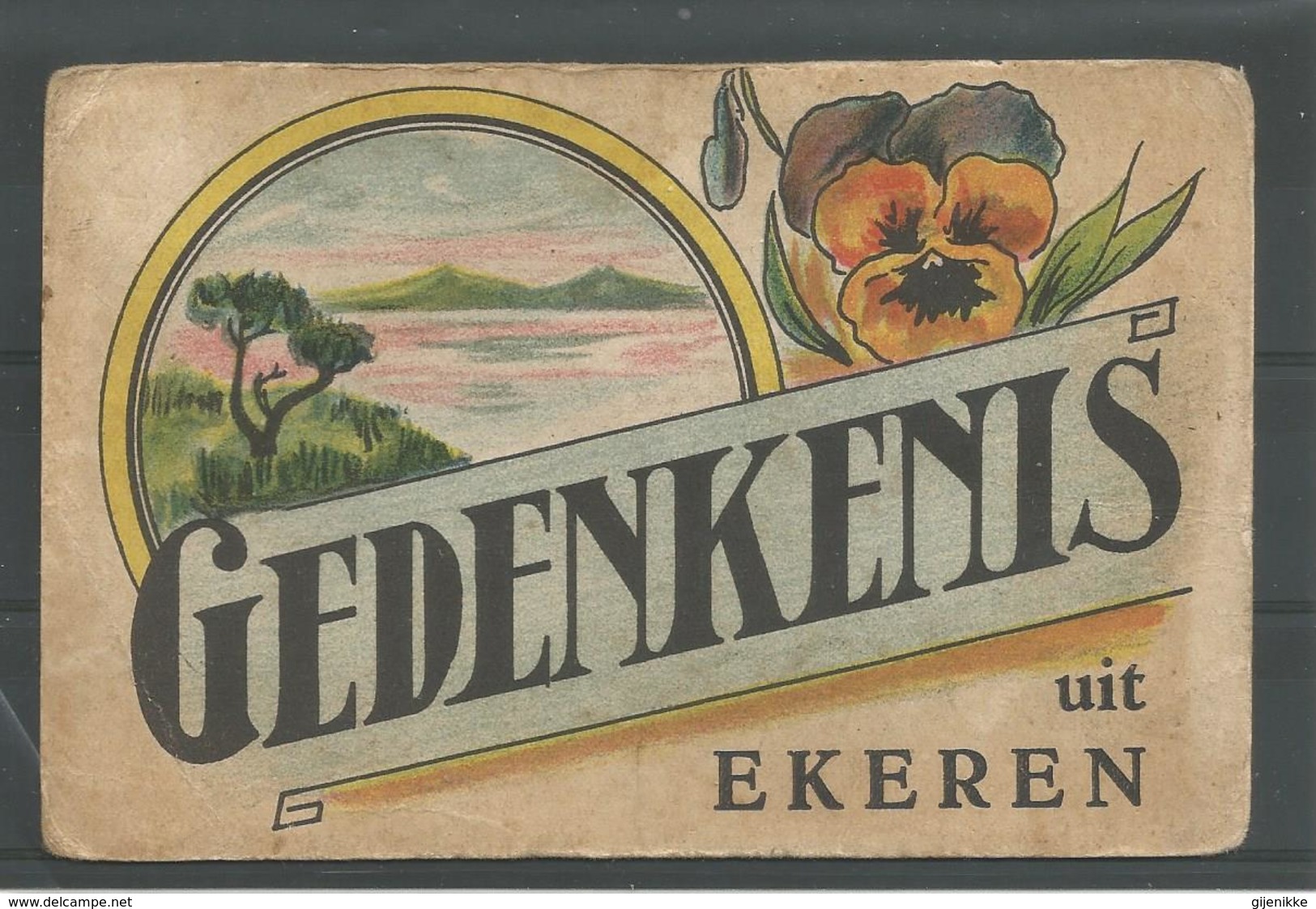 Oude Postkaart .  Gedenkenis Uit Ekeren - Antwerpen