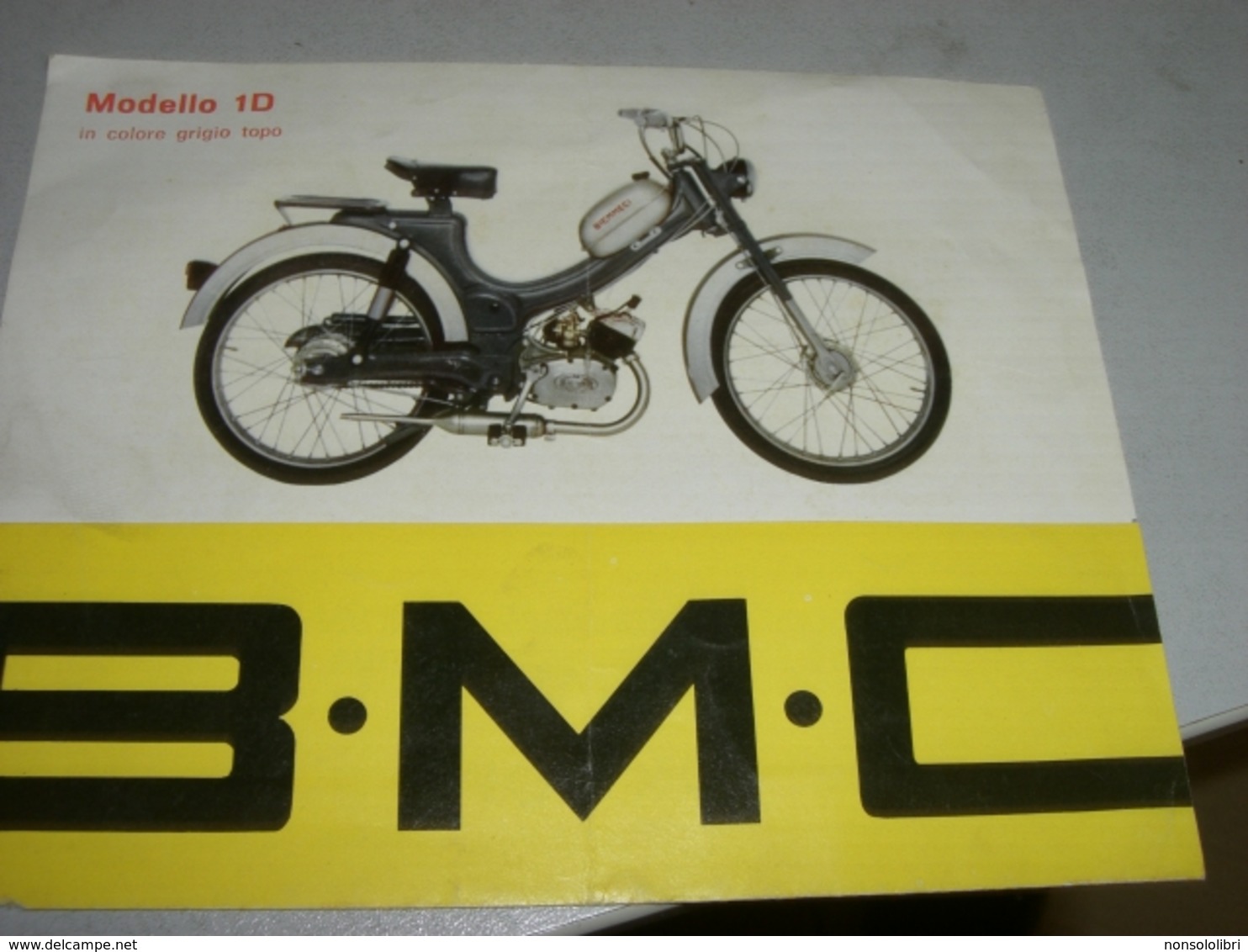 DEPLIANT B.M.C  MODELLO 1D - Motorfietsen