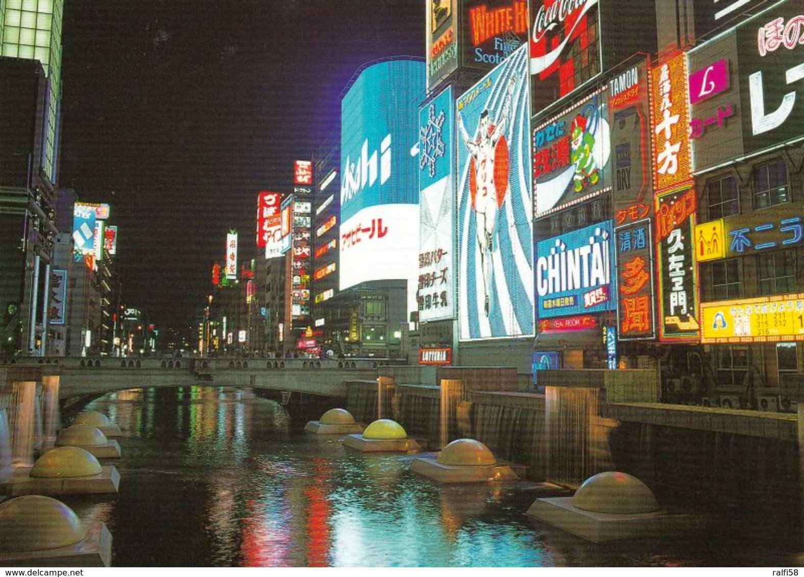 1 AK Japan *  A Night View Of Doutonbori In Osaka - Doutonbori Ist Ein Unterhaltungsviertel In Osaka * - Osaka