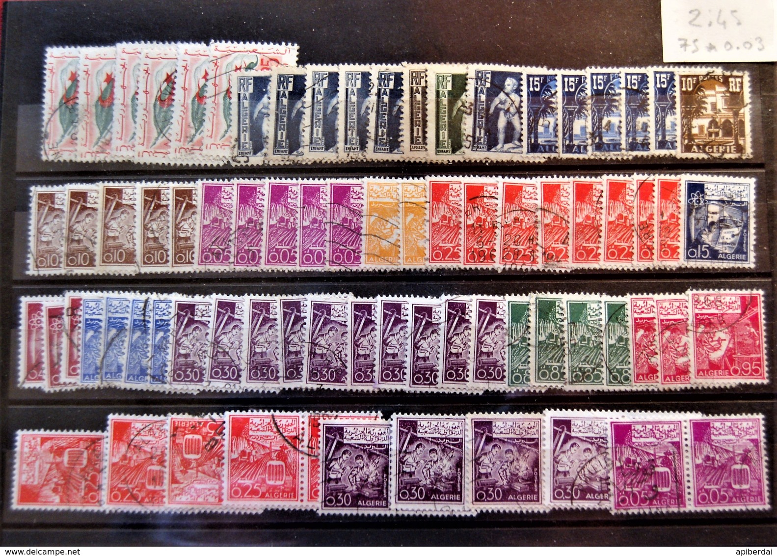 Algerie  - Petit Vrac Timbres Used - Lots & Kiloware (max. 999 Stück)