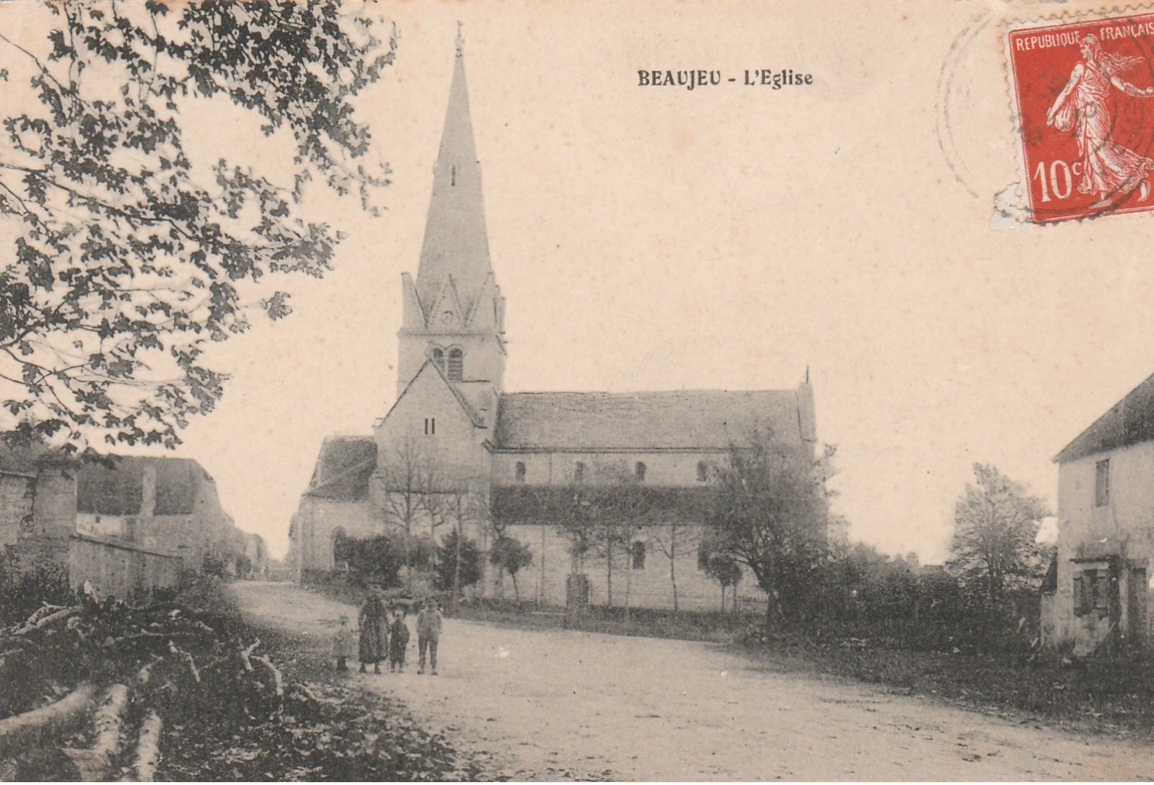 BEAUJEU (Haute Saone) -L' Eglise - Autres & Non Classés