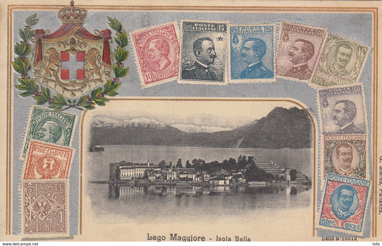 Piemonte - Verbania - Isola Bella  - F. Piccolo - A Rilievo -  Tematica Francobolli - Spledida - Autres & Non Classés