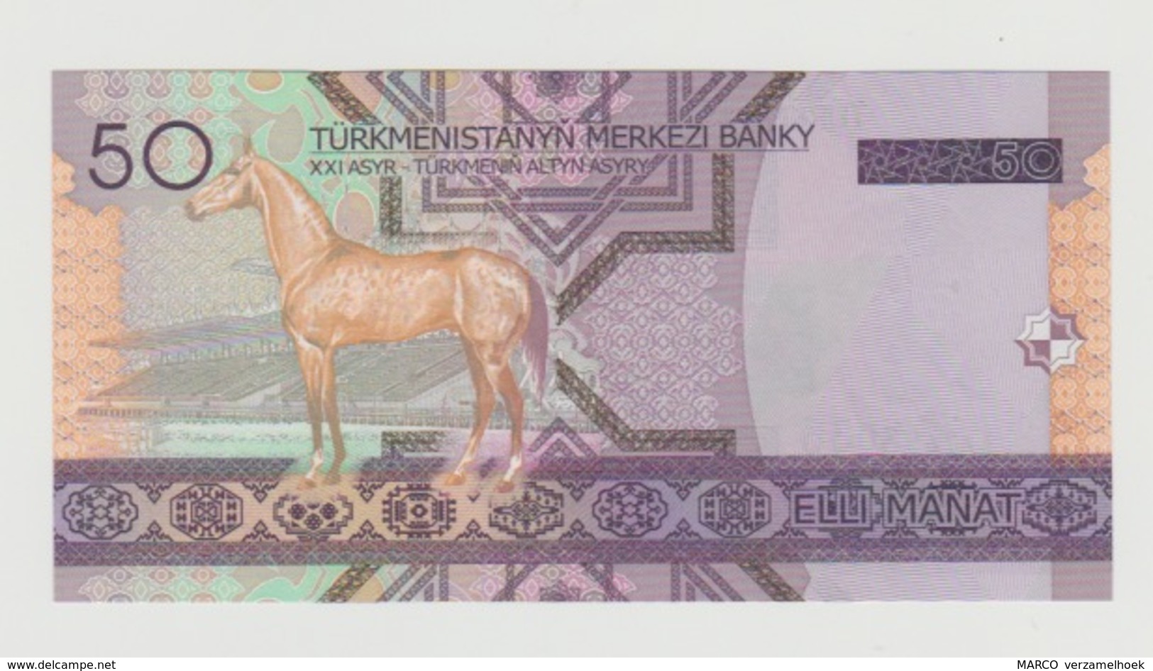 Banknote Turkmenistan 50 Manat 2005 UNC - Turkménistan