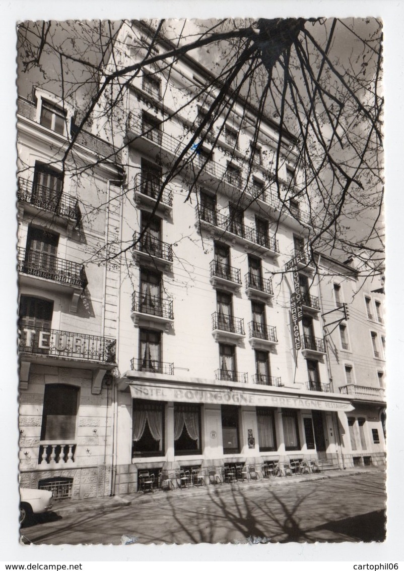 - CPSM LOURDES (65) - Hôtel BOURGOGNE Et BRETAGNE 1965 - Edition QUINAULT - - Lourdes