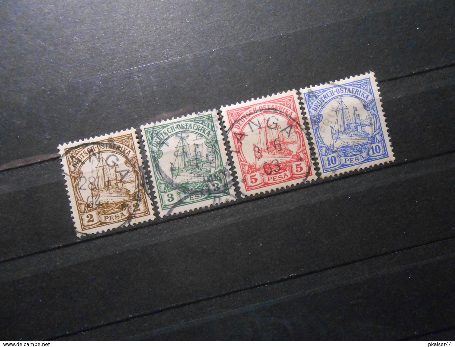 D.R.Mi 11-14  2/3/5/10P - Deutsche Kolonien ( Deutsch-Ostafrika ) 1901 - Mi 13,40 € - Africa Orientale Tedesca