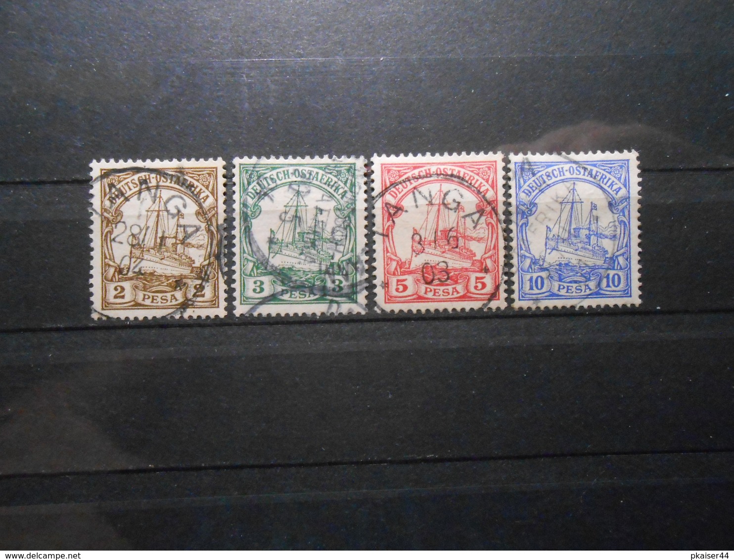 D.R.Mi 11-14  2/3/5/10P - Deutsche Kolonien ( Deutsch-Ostafrika ) 1901 - Mi 13,40 € - Africa Orientale Tedesca