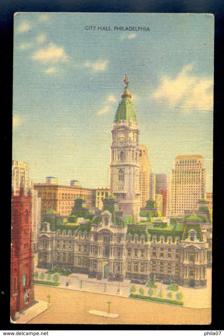 USA - City Hall Philadelphia / Postcard Circulated - Philadelphia