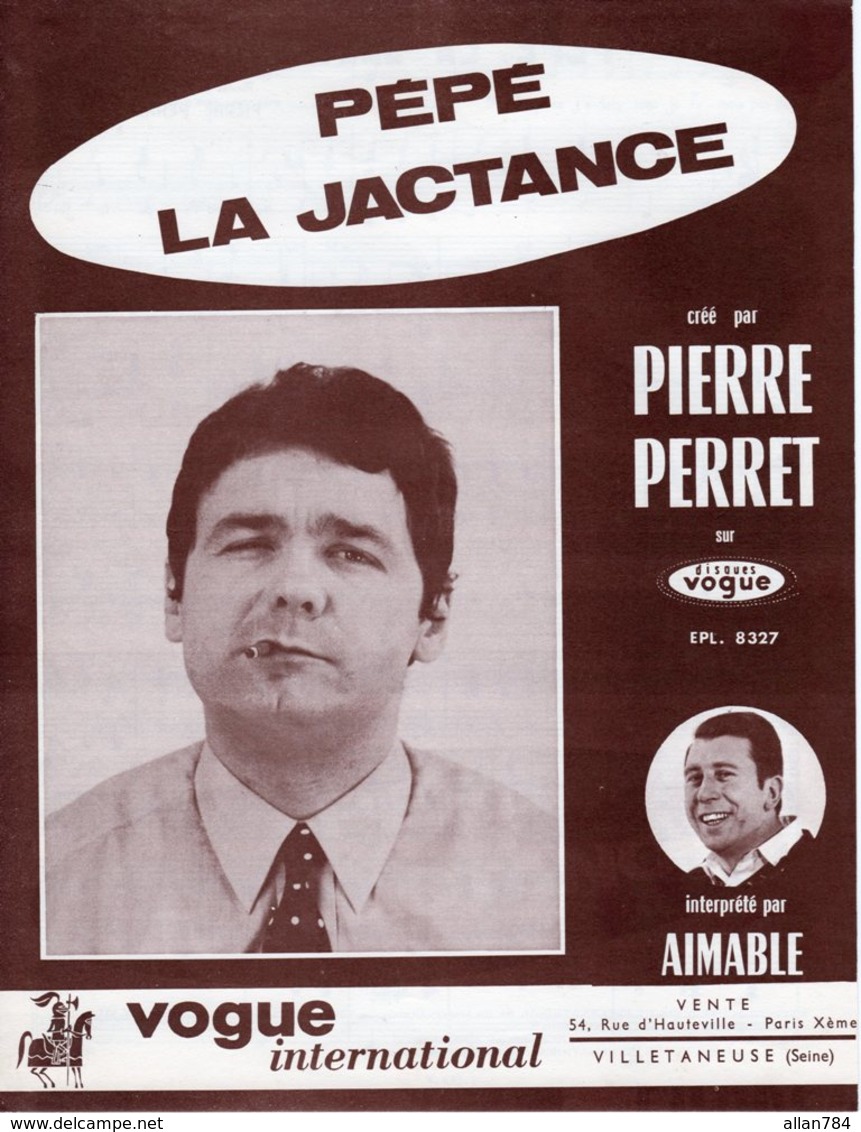 PIERRE PERRET - PEPE LA JACTANCE - 1965 - EXC ETAT COMME NEUF - - Autres & Non Classés