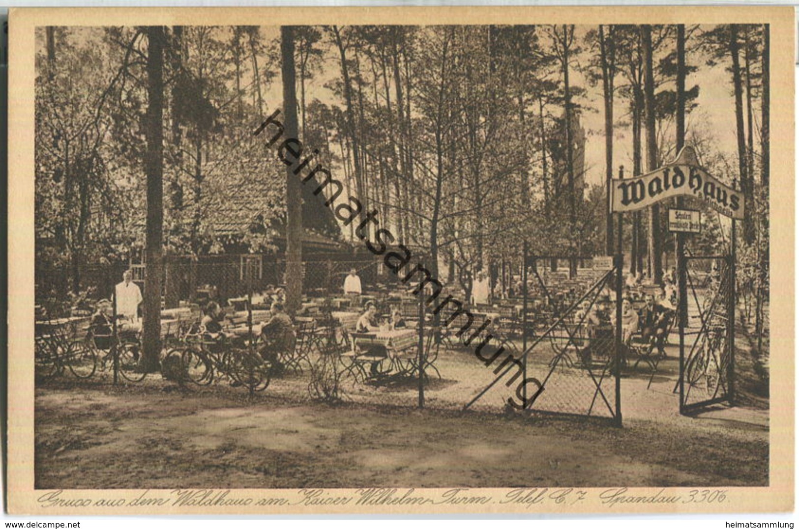 Berlin-Grunewald - Waldhaus Am Kaiser Wilhelm Turm - Verlag Arthur Redecker Berlin 30er Jahre - Grunewald