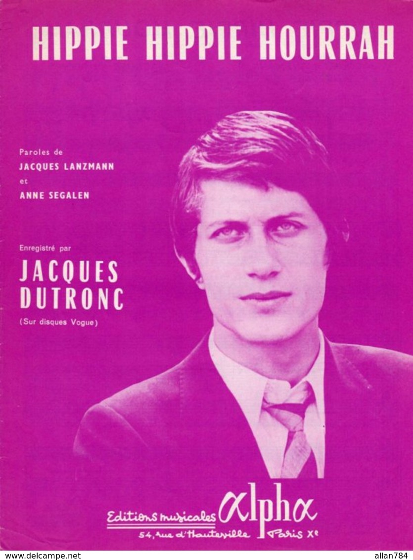 JACQUES DUTRONC - HIPPIE HIPPIE HOURRAH - 1967 - EXC ETAT COMME NEUF - Otros & Sin Clasificación