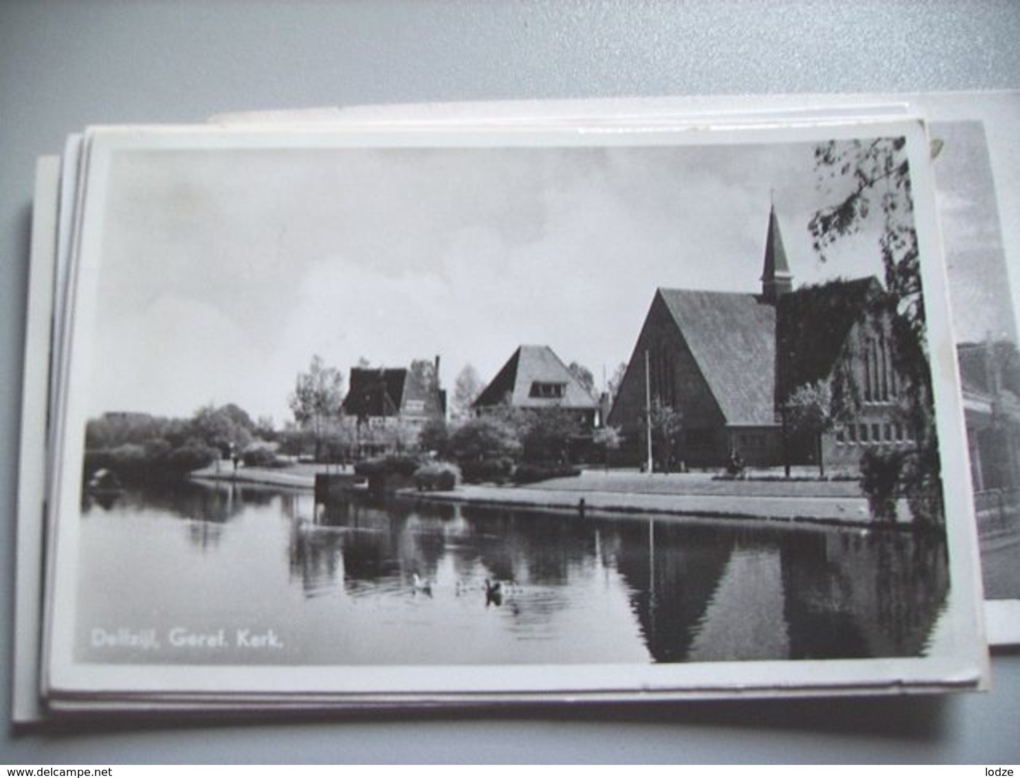 Nederland Holland Pays Bas Delfzijl Met Gereformeerde Kerk Oud - Delfzijl