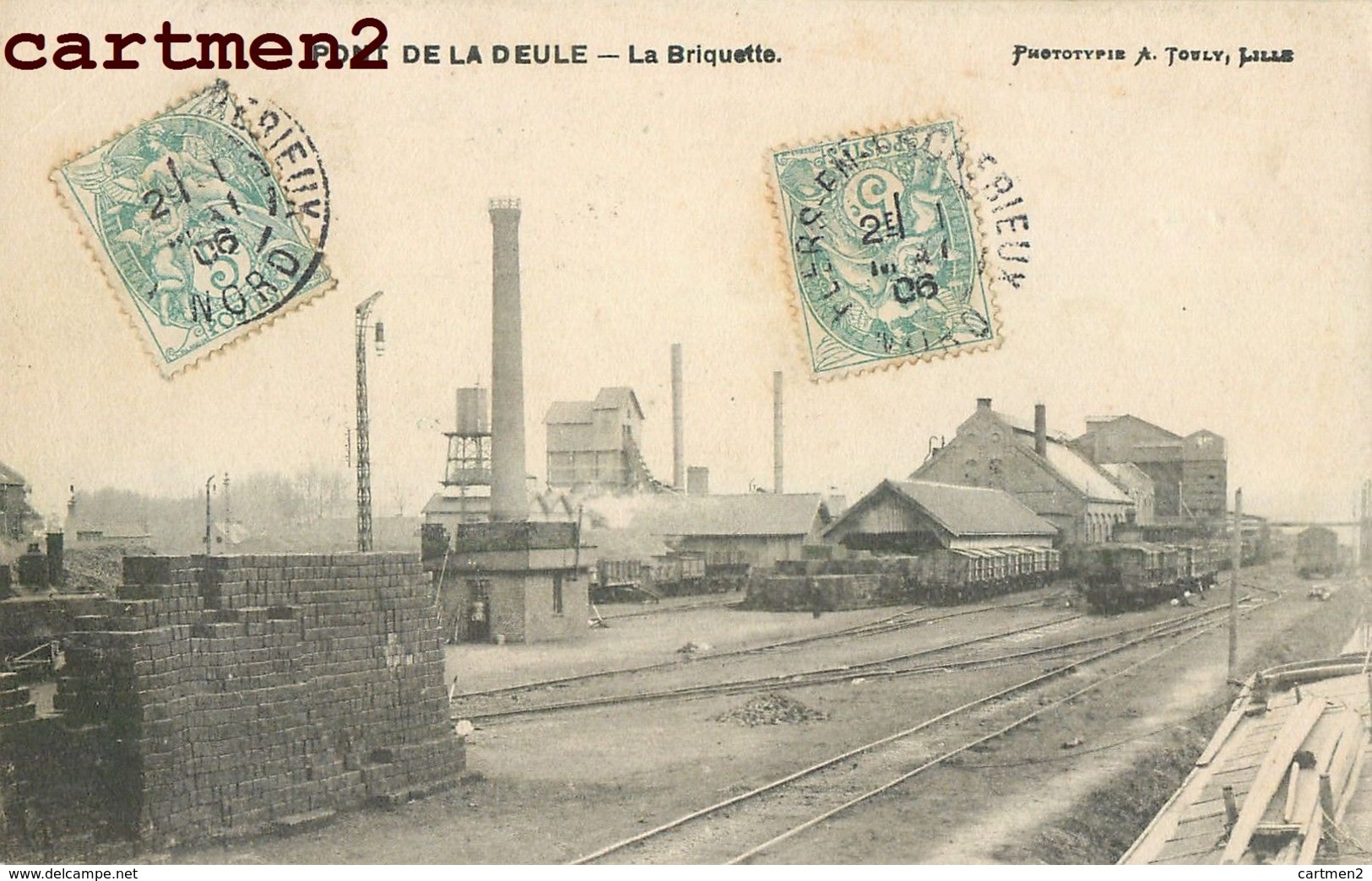 PONT DE LA DEULE LA BRIQUETTE 59 - Altri & Non Classificati