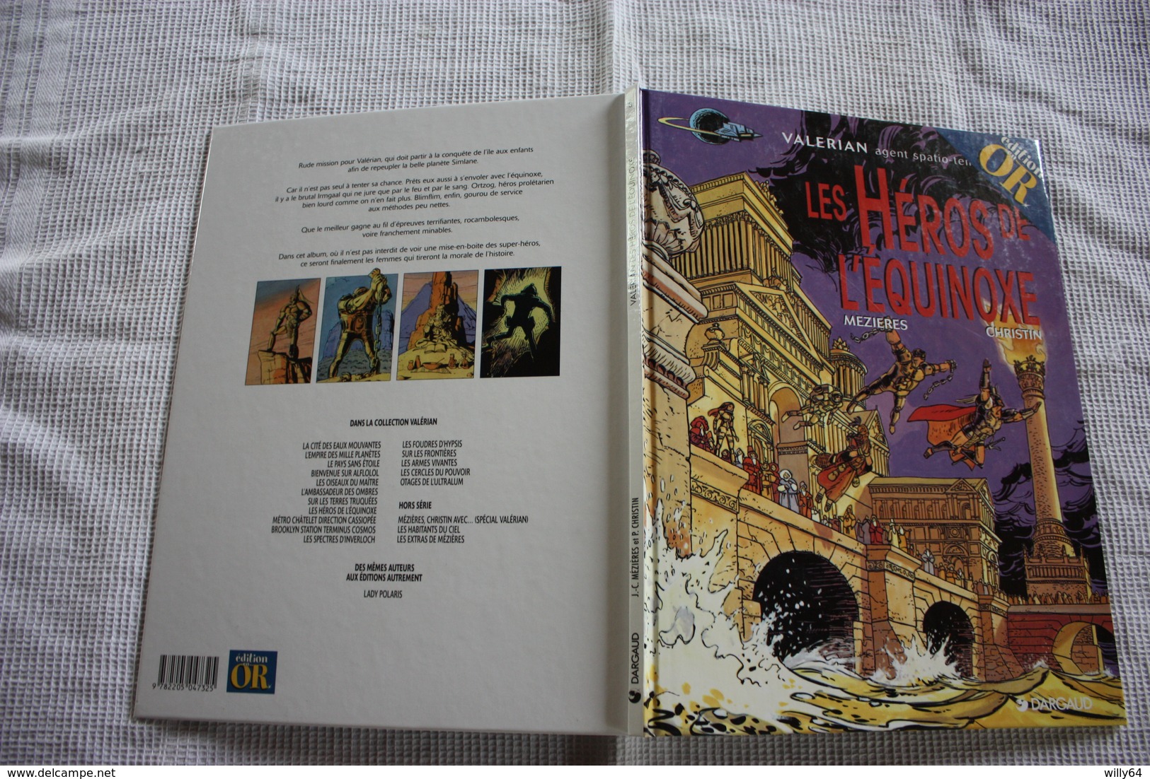 VALERIAN  édition En OR   Les Héros De L'équinoxe T8  Editions: DARGAUD  1998  Comme Neuve - Valérian