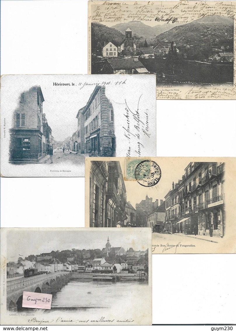 HAUTE SAONE - Lot De 12 Cartes Pionnières - Autres & Non Classés