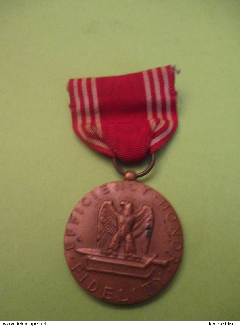 Médaille De Bon Conducteur /  Good Conduct Medal  /U.S.A. / Vers 1960             MED350 - Verenigde Staten