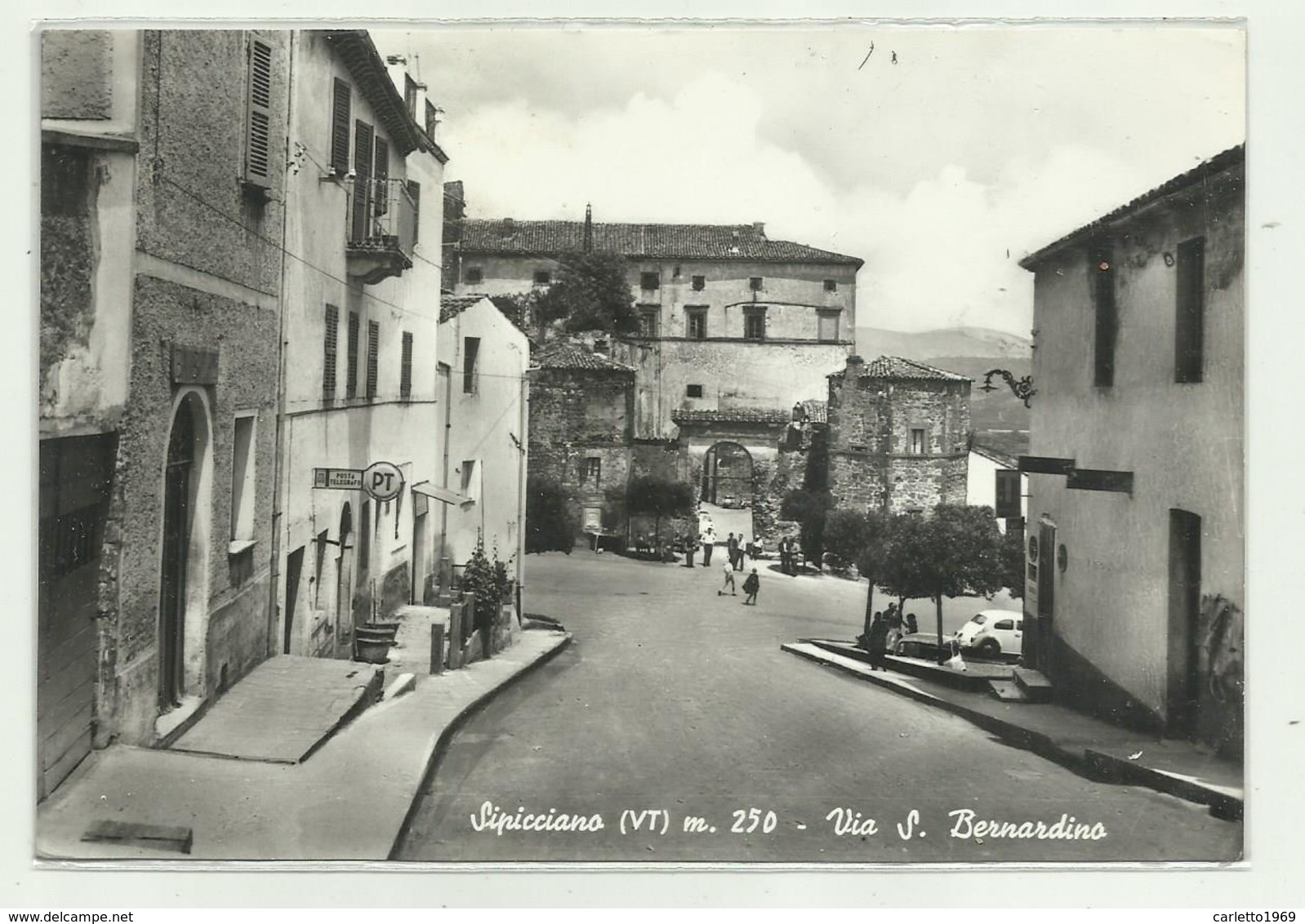 SIPICCIANO ( VITERBO ) VIA S.BERNARDINO  VIAGGIATA  FG - Viterbo