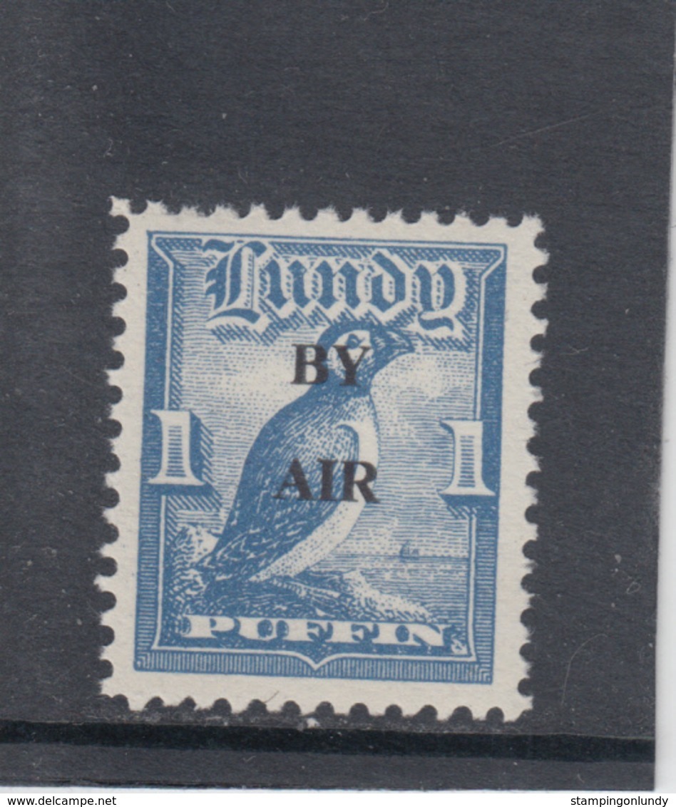 #01 Great Britain Lundy Puffin Stamp 1951-53 By Air Wide Overprint 69A-76A 1p Mint. Free UK P+p! Offers? - Local Issues