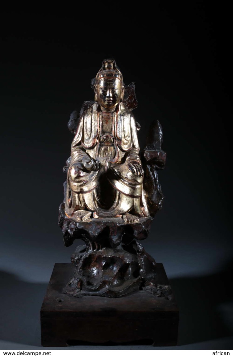 Art Asie Femme Bodhisattva Quan Am 151 - Asiatische Kunst