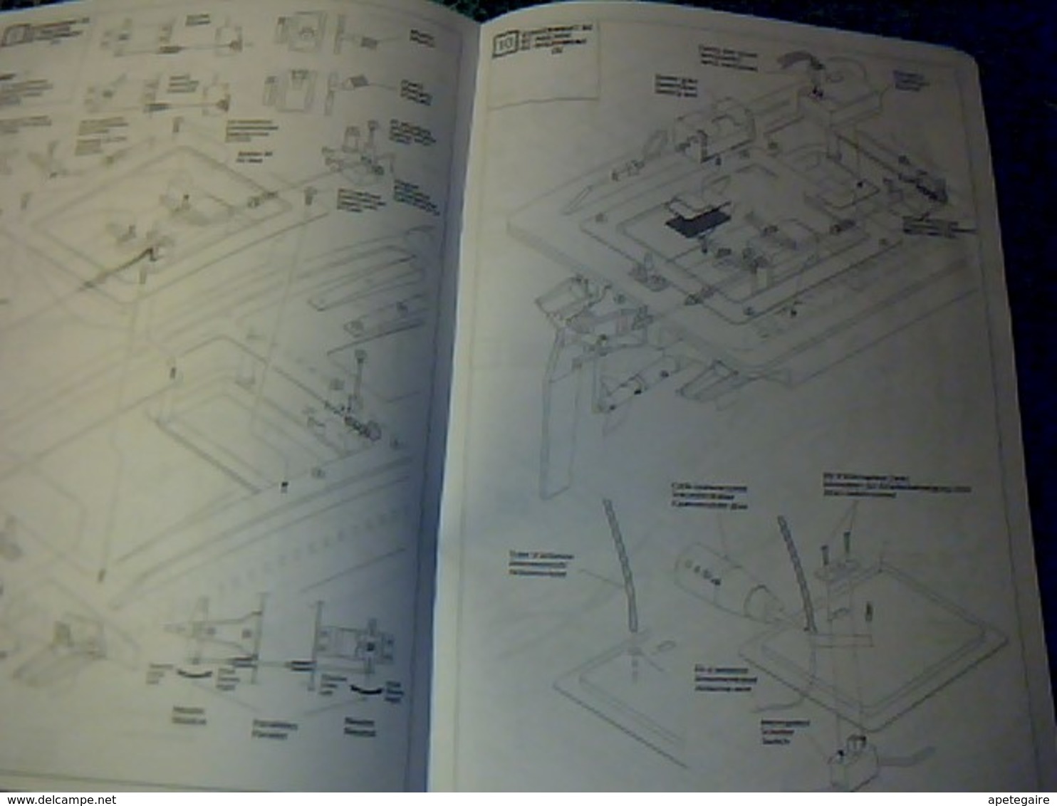 Maquette Nautisme Livret Complet & Détaillé D'instructions De Montage Maquette Bateau A  Moteur  Sintra Réf T604 - Other & Unclassified