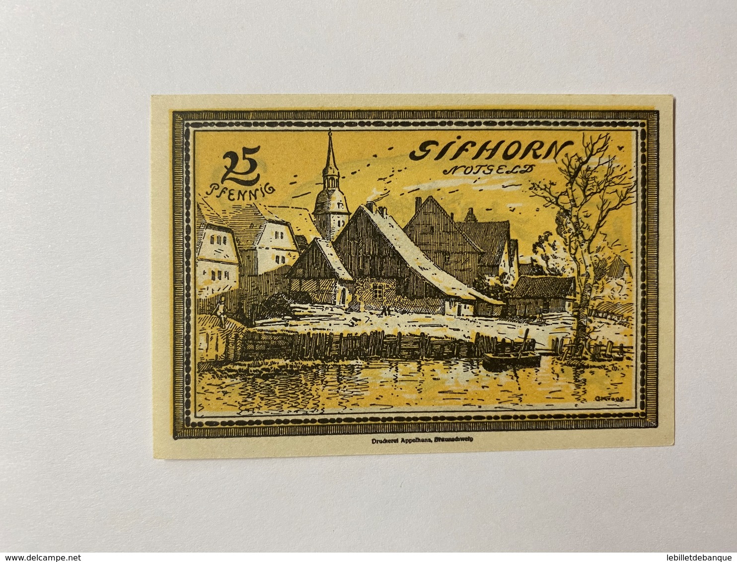 Allemagne Notgeld Gifhorn 25 Pfennig - Collections