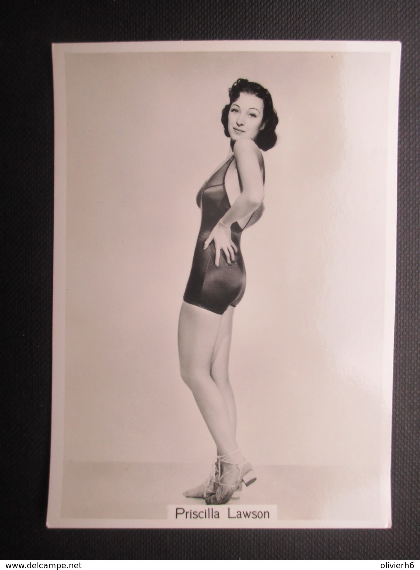 REAL PHOTO - PIN UP (V2004) PRISCILLA LAWSON (2 Vues) N°31 BEAUTIES OF TO-DAY Sixth Series - Phillips / BDV