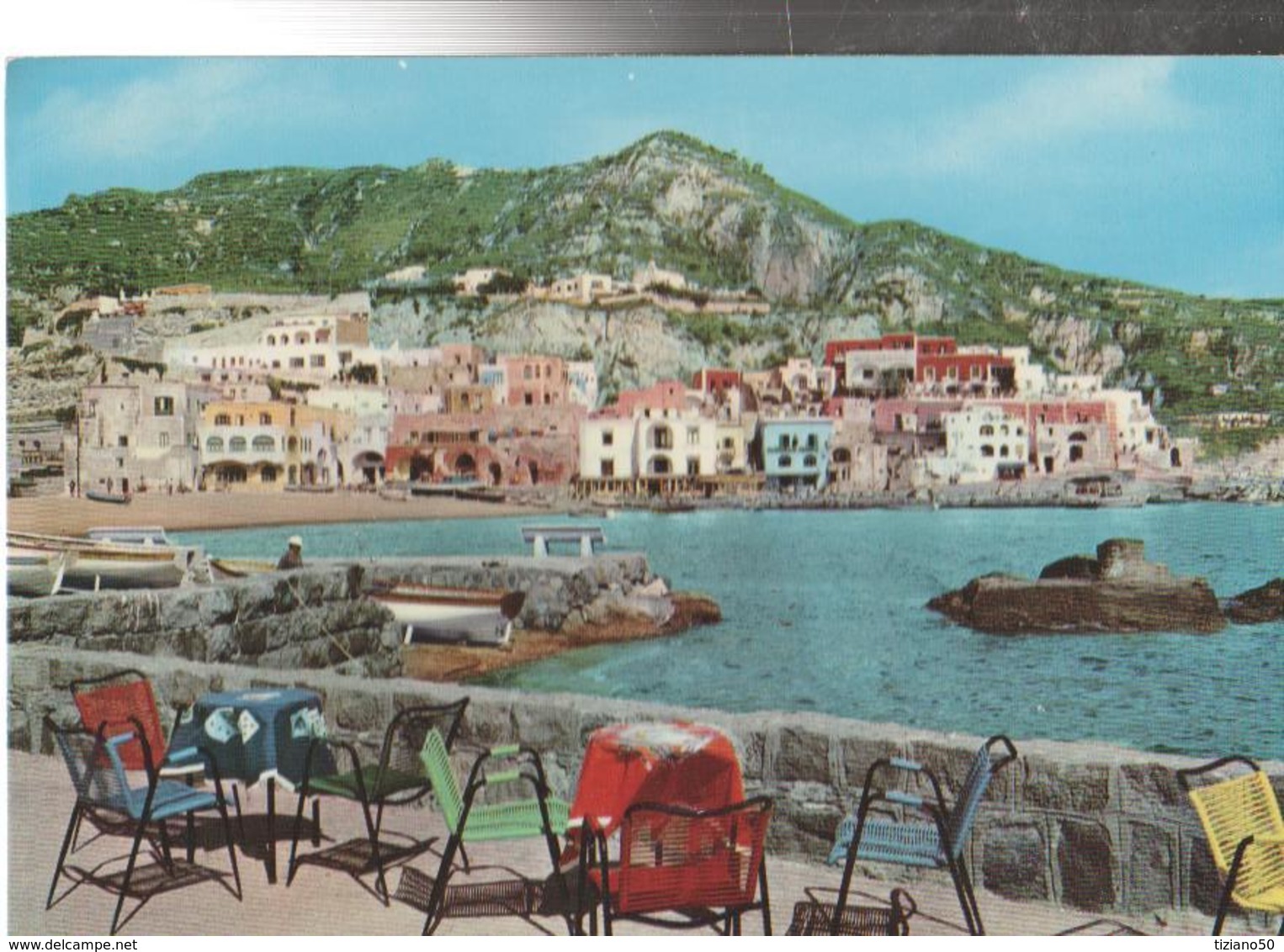 S.ANGELO  D'ISCHIA   PANORAMA-VIAGGIATA-NO-1965-FG-MT2784 - Napoli (Naples)