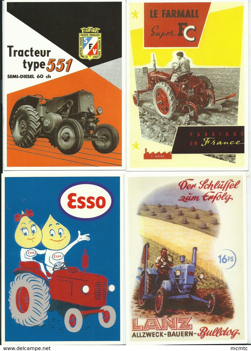 7 Cartes Modernes Tracteurs Agricoles - Tracteur Agricole - Tracteurs