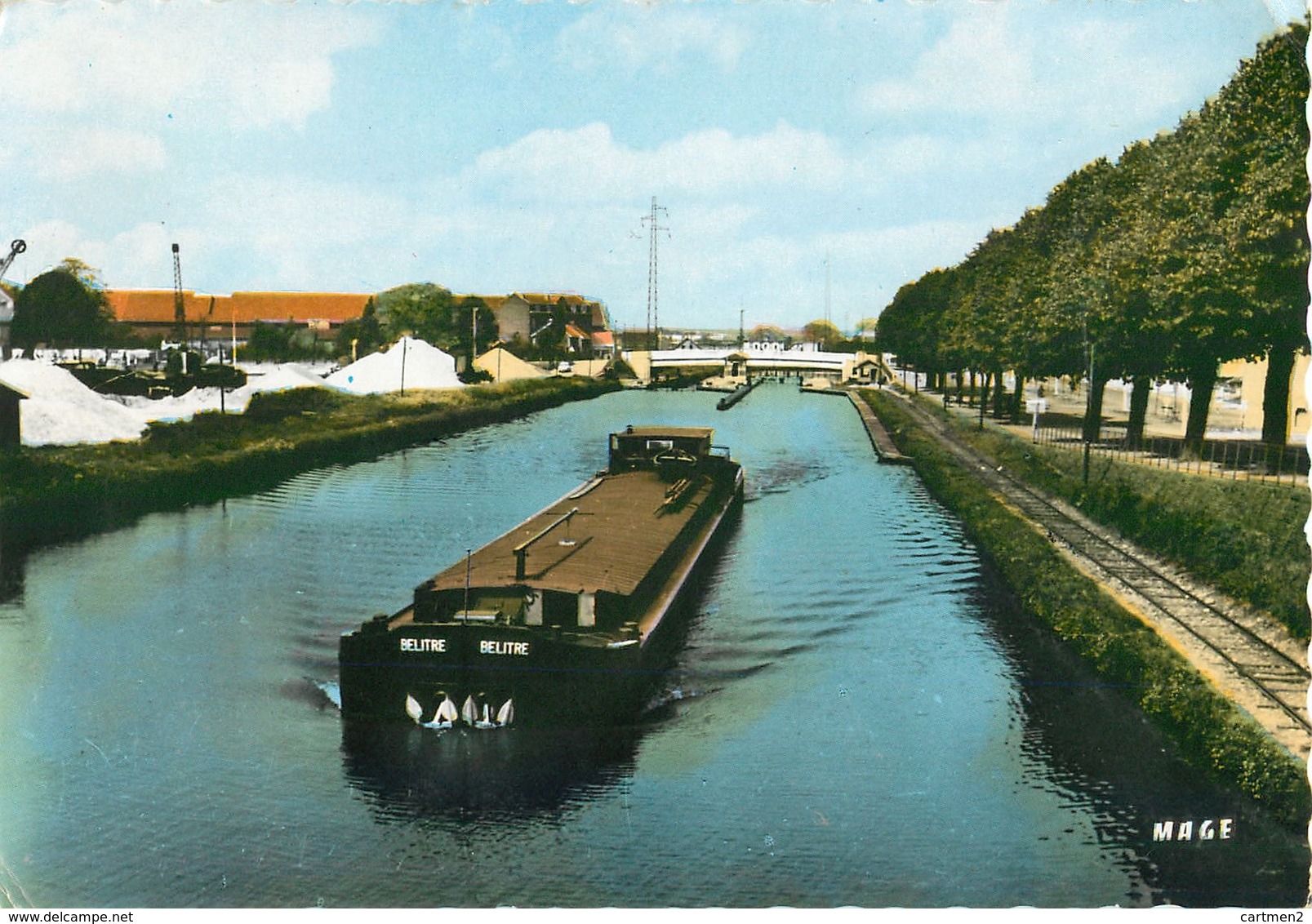 CAMBRAI CENTRE FLUVIAL LES ECLUSES PENICHE BATEAU 59 - Cambrai