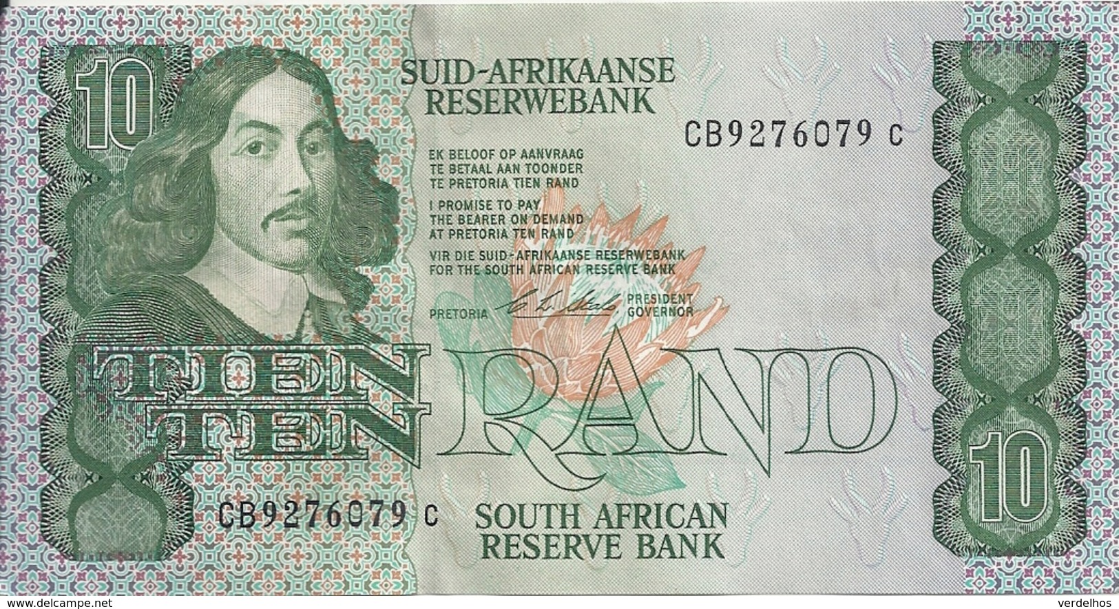 AFRIQUE DU SUD 10 RAND ND1990-93 XF+ P 120 E - Afrique Du Sud