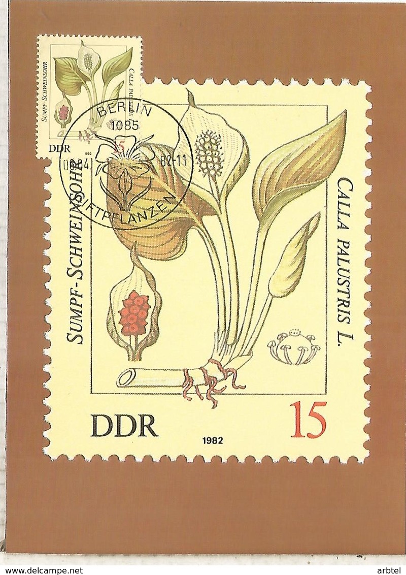 ALEMANIA DDR PLANTAS VENENOSAS VEGETAL - Plantes Toxiques