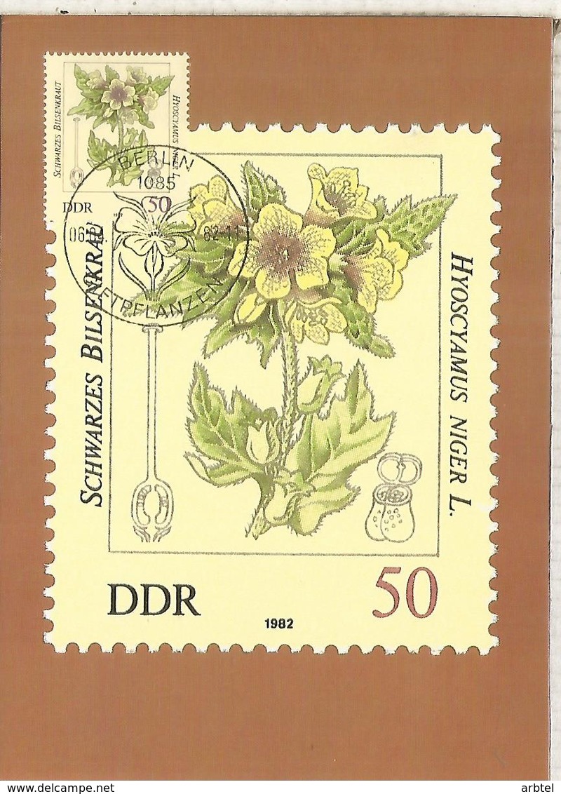 ALEMANIA DDR PLANTAS VENENOSAS VEGETAL - Giftige Planten