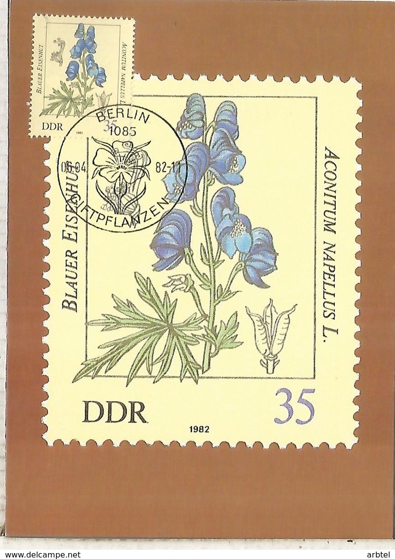 ALEMANIA DDR PLANTAS VENENOSAS VEGETAL - Plantas Tóxicas