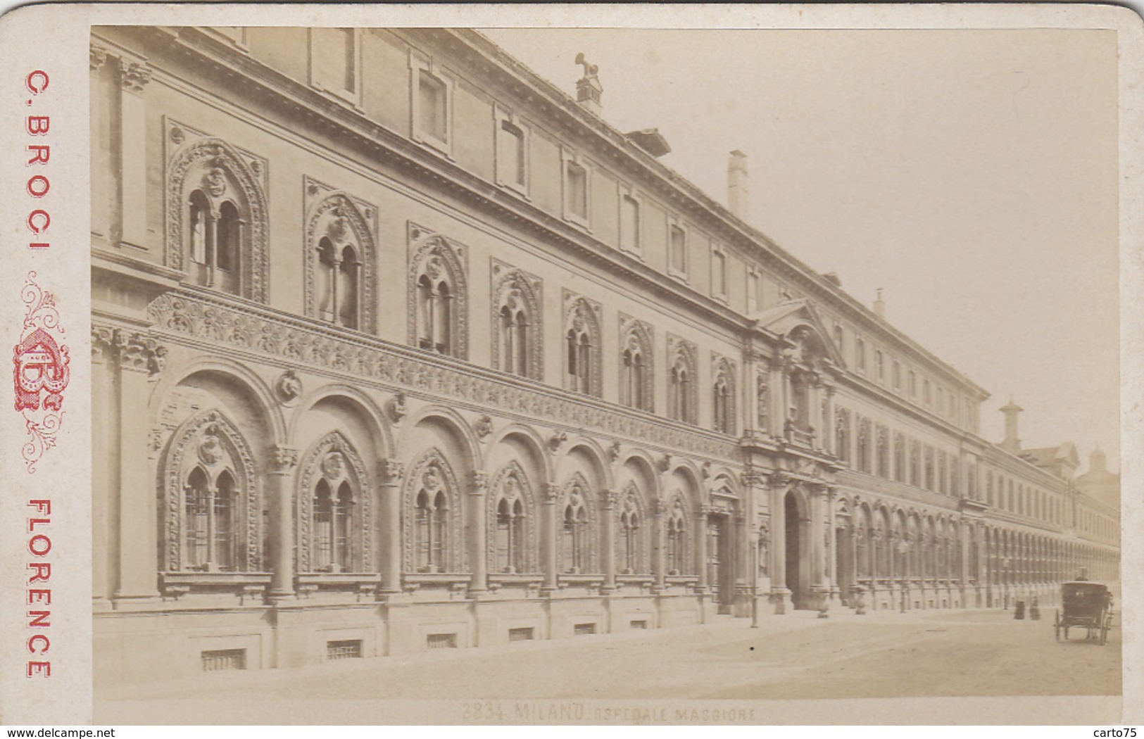 Photographies - XIXème Siècle - Photographe G. Broci Florence - Ospedale Maggiore Milano - Fotografie
