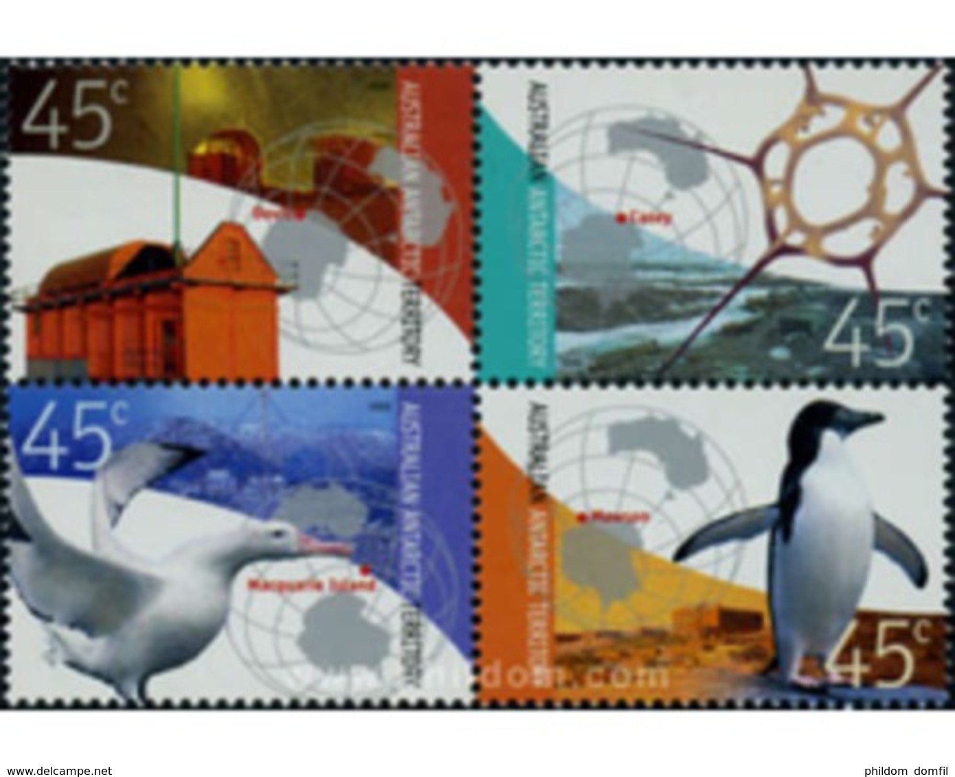 Ref. 4545 * MNH * - AUSTRALIAN ANTARCTIC TERRITORY. 2002. SCIENTIFIC BASES . BASES CIENTIFICAS - Andere & Zonder Classificatie