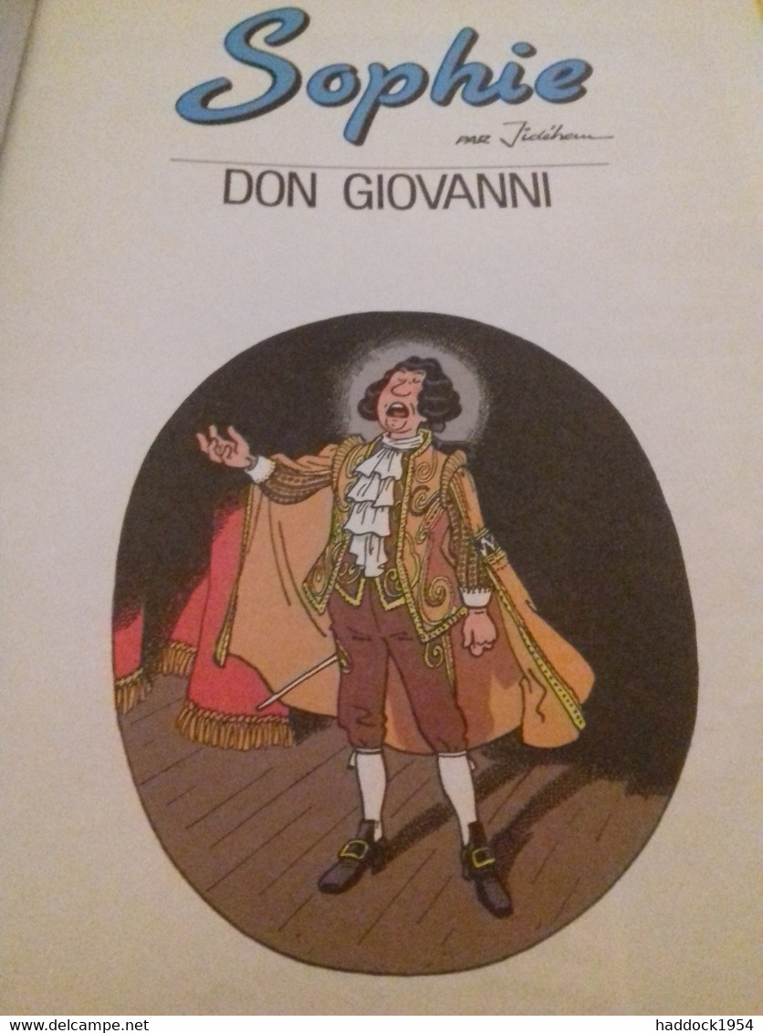 Don Giovanni JIDEHEM Dupuis 1990 - Sophie