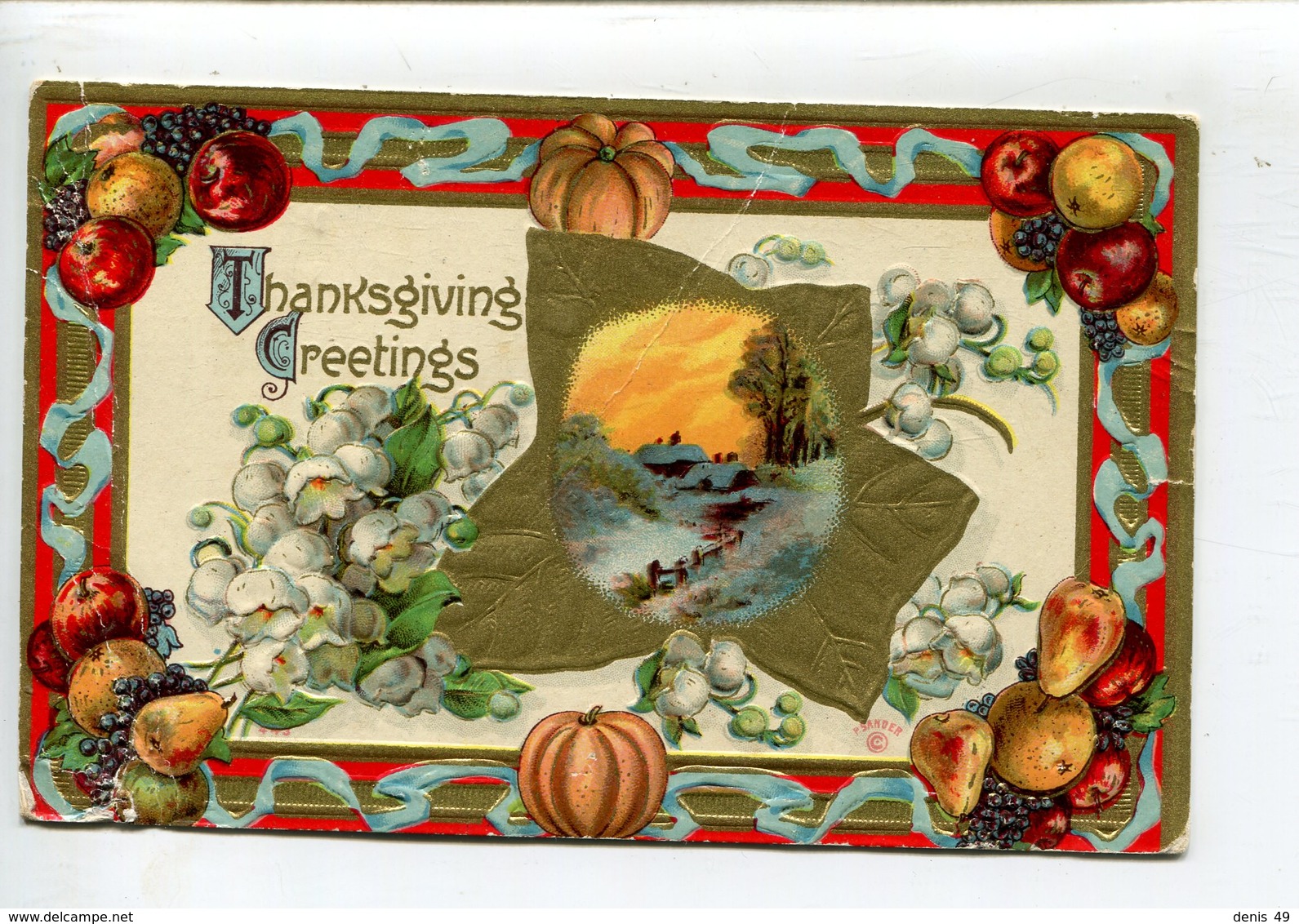 Muguet Thanksgiving Greetings - Giorno Del Ringraziamento