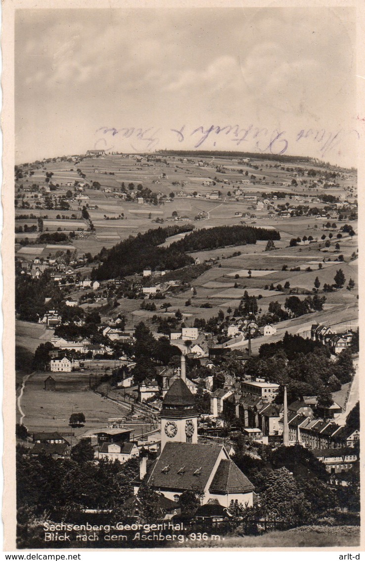 DC331 - Ak Sachsenberg Georgenthal Klingenthal Im Vogtland, Blick Auf Den Ort Und Die Umgebung - Georgenthal