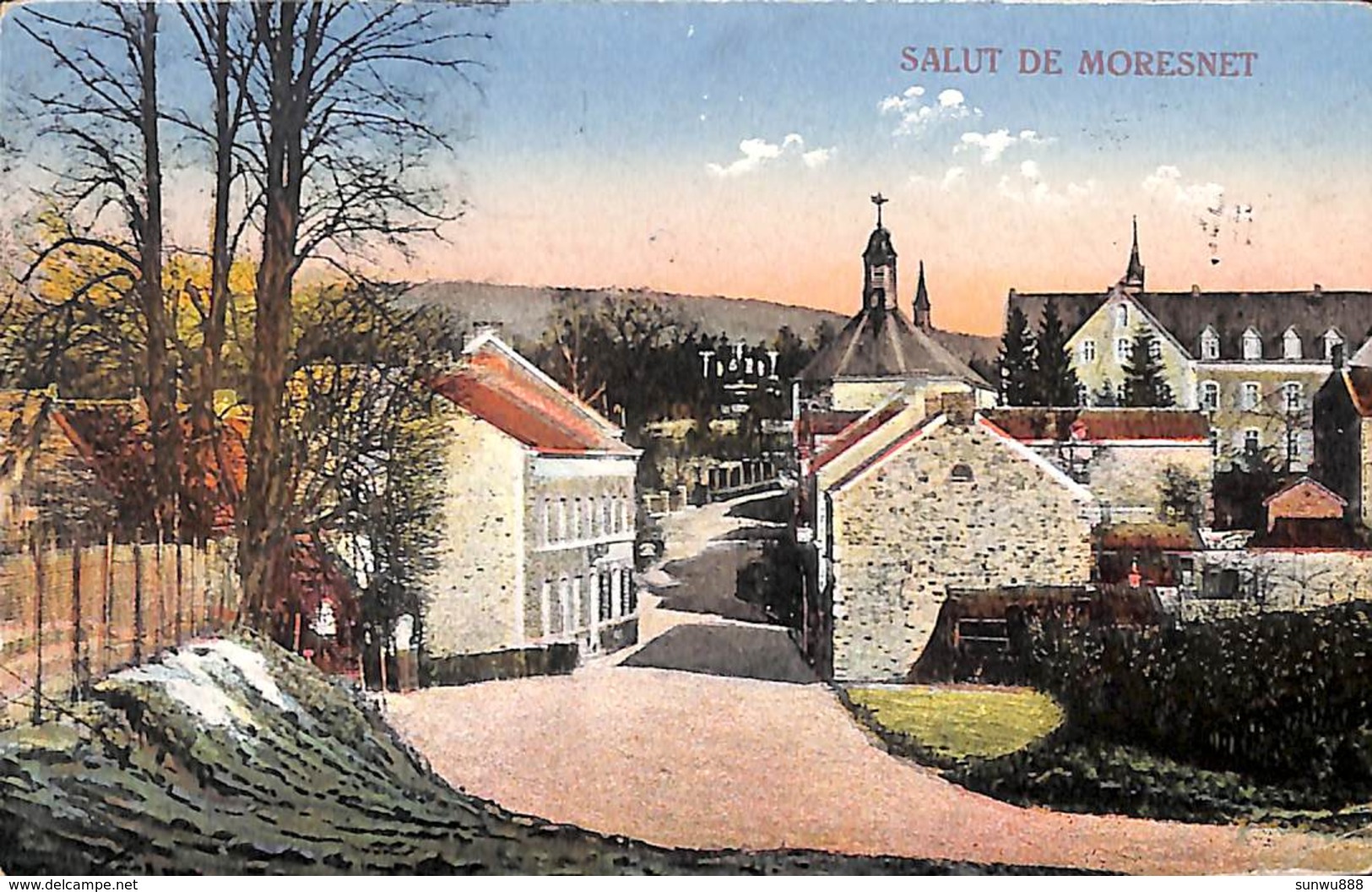 Salut De Moresnet (colorisée, 1924) - Plombières