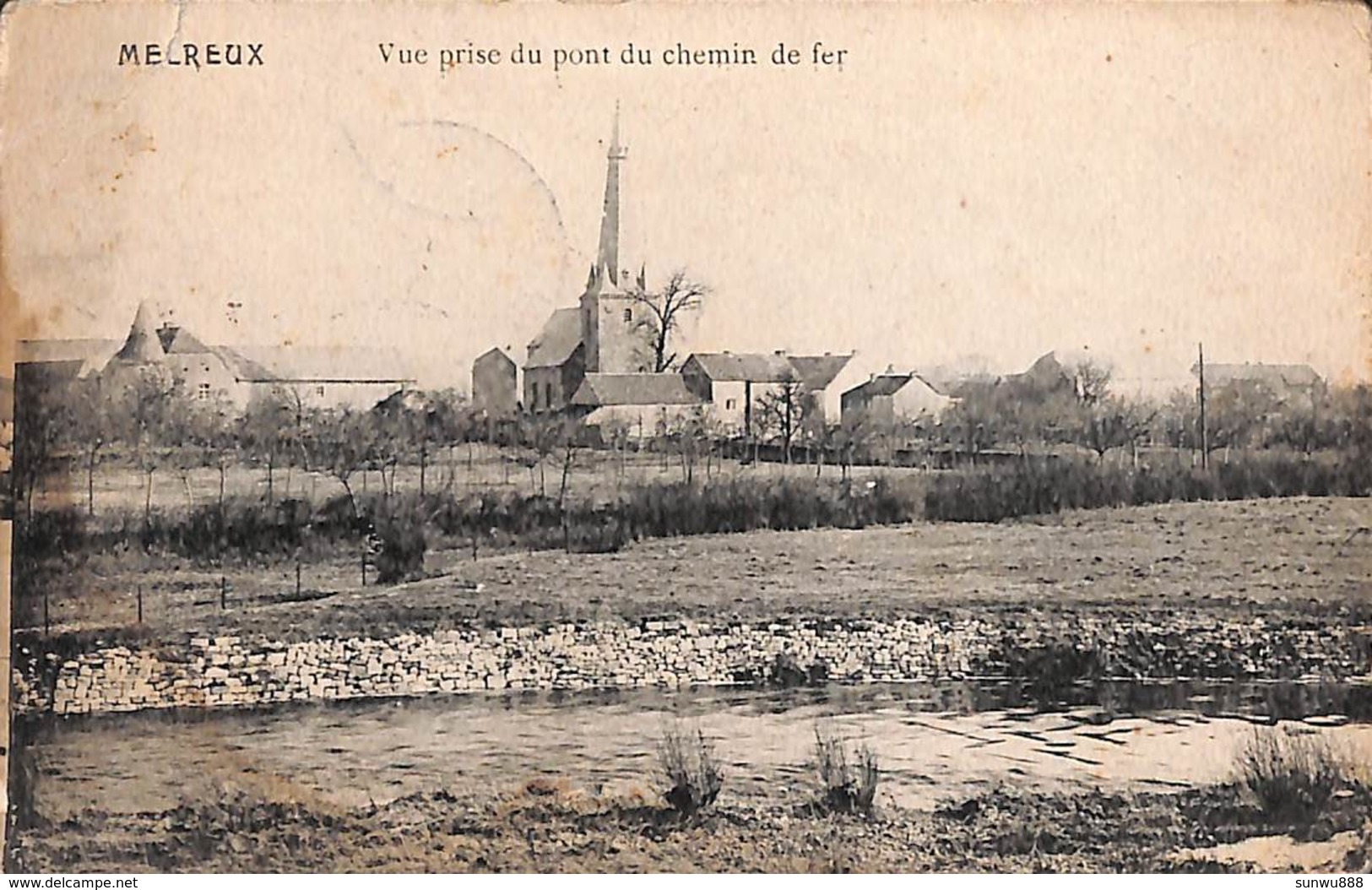 Melreux - Vue Prise Du Pont Du Chemin De Fer - Hotton