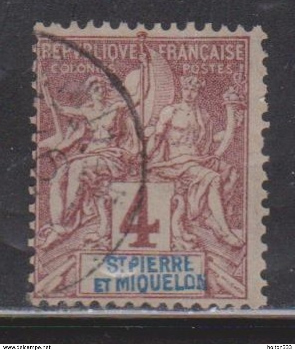 ST PIERRE & MIQUELON Scott # 62 Used - Used Stamps